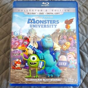 Disney Monsters University Pixar Blu-ray DVD